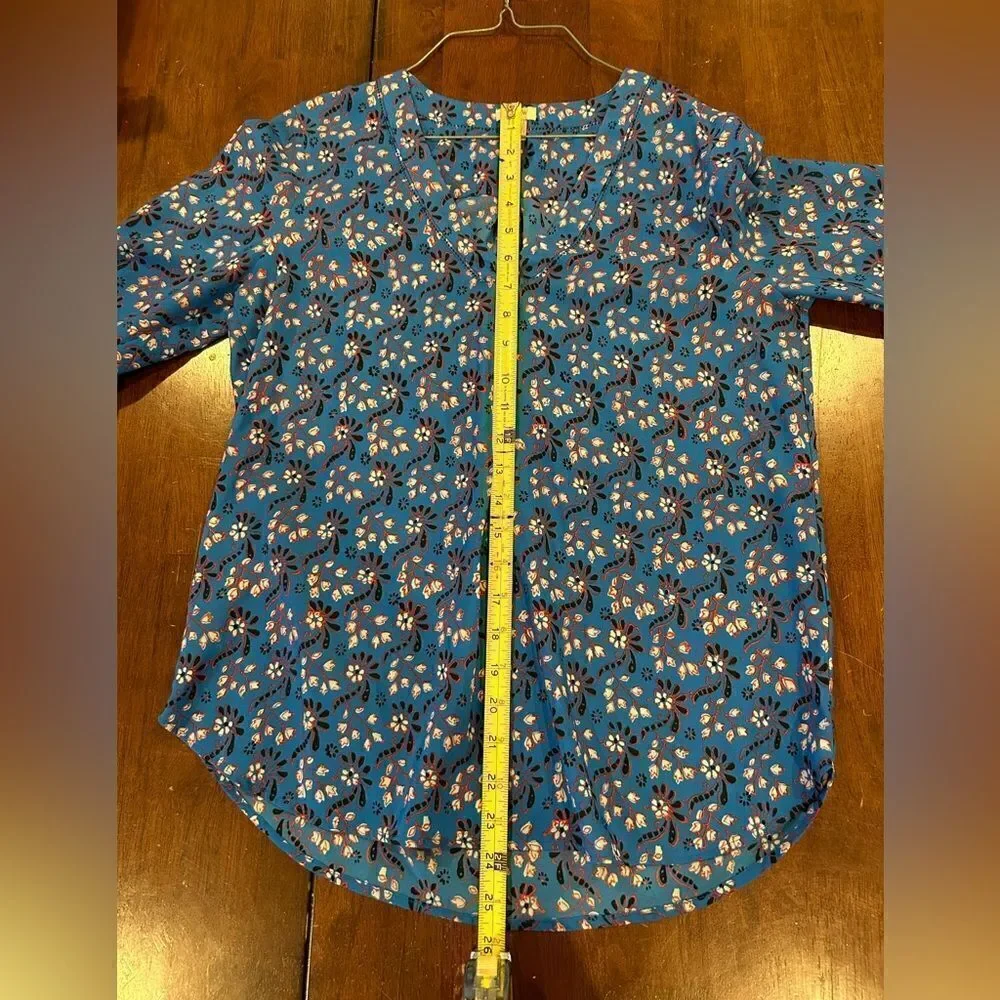 J. Crew floral blouse
